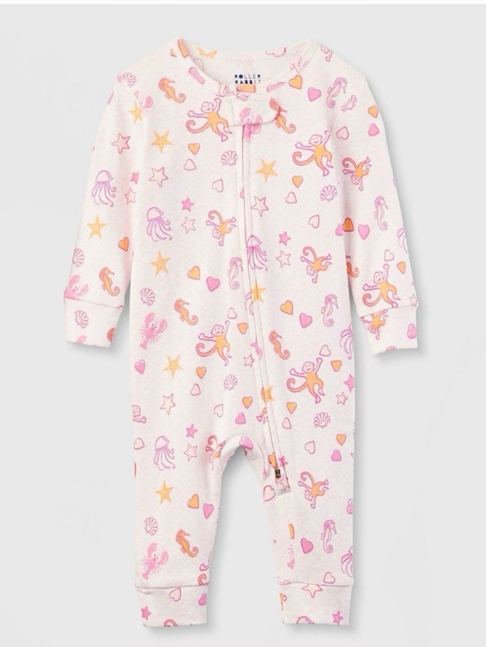 Roller Rabbit x Target Baby Sea Life Bodysuit, 6-9M - Pink NWT